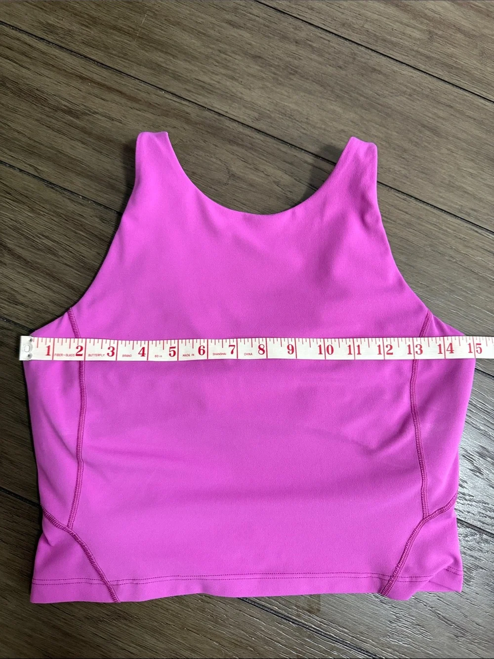 Lululemon High Neck Align Yoga Gym Athletic Sport Tank Bright Pink Purple Size 8